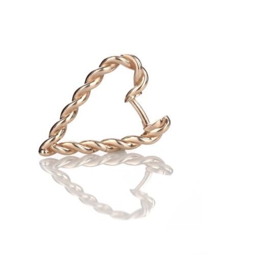 Mono orecchino BE8 Donna Cuore small in   Oro rosa