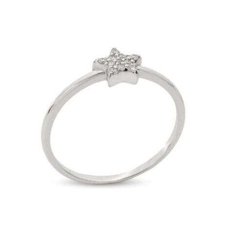 Anello Buonocore Donna  in   Oro bianco Diamante 0.07 126A01DW