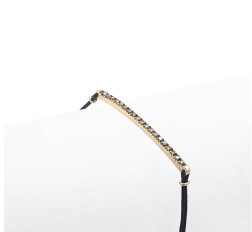Bracciale Artigianale Unisex  in   Oro Diamante Brown 0.26