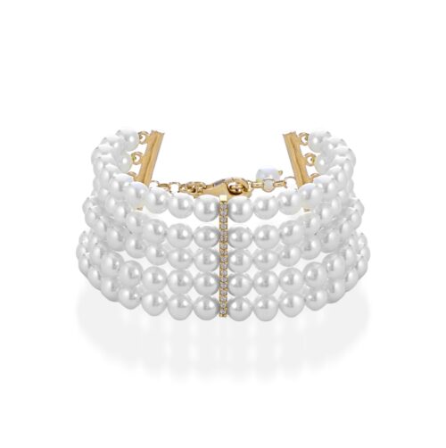 Bracciale Lelune Donna LELUNE GLAMOUR in Argento Perla LGBR606