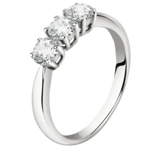 Anello Artigianale Donna  in   Oro Diamante 0.93 TRY001/30