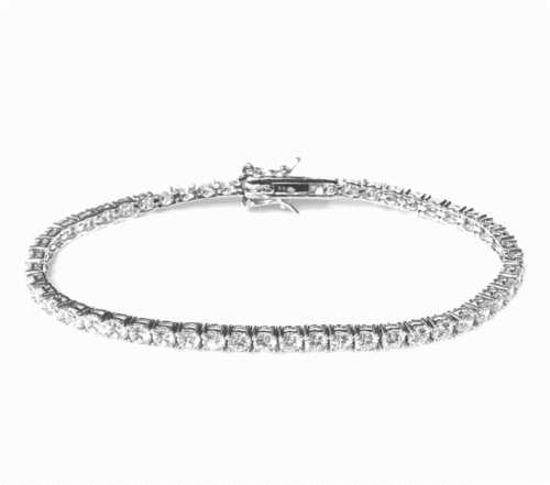 Bracciale Artigianale Unisex  in   Argento