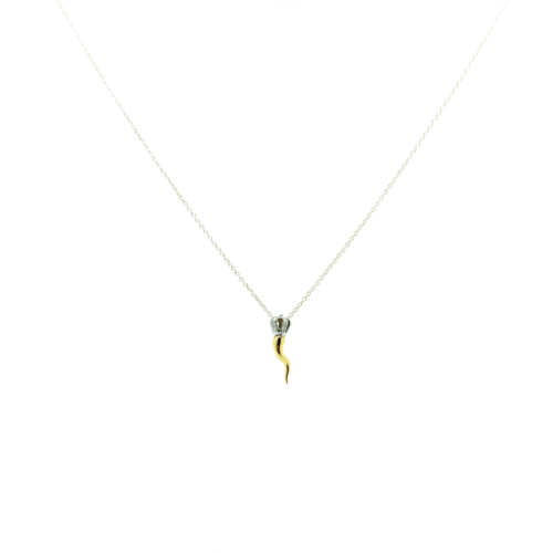 Collana Artigianale Unisex  in   Oro Diamante 0.08 CKDCOAUB012