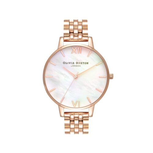 Orologio Olivia Burton Donna Mother Of Pearl Bracelet in  Acciaio