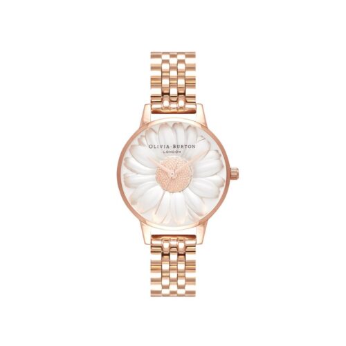 Orologio Olivia Burton Donna 3D Daisy in  Acciaio