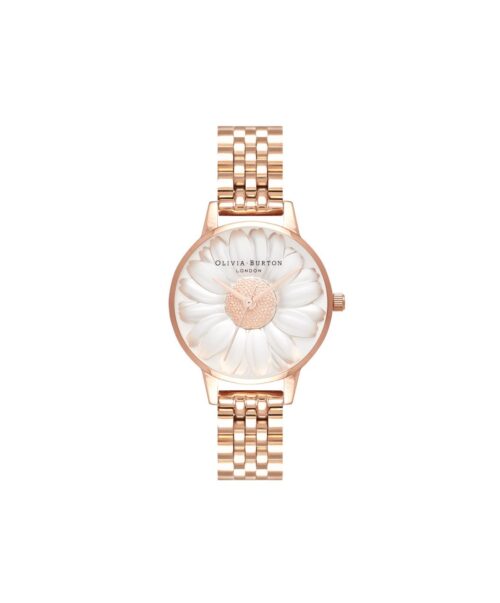Orologio Olivia Burton Donna 3D Daisy in  Acciaio