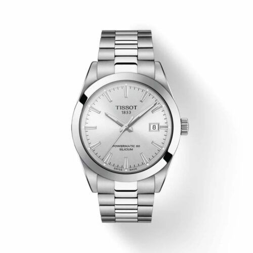 Orologio Tissot Uomo Gentleman Powermatic 80 Silicium in  Acciaio