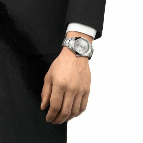 Orologio Tissot Uomo Gentleman Powermatic 80 Silicium in  Acciaio - immagine 2