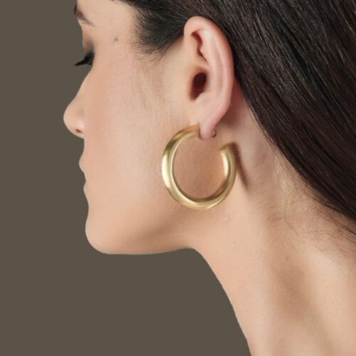 Orecchini Aquaforte Donna Cerchi Vintage in   Argento - immagine 2
