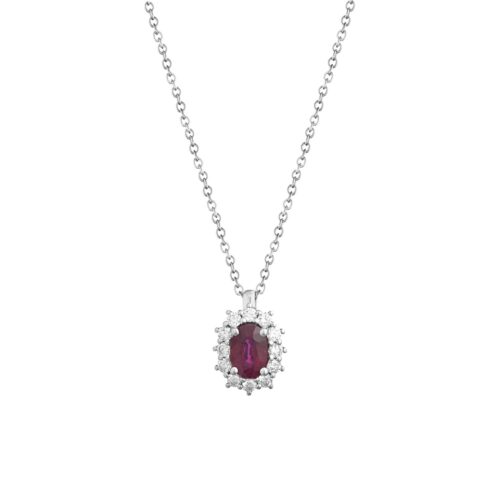 Collana Buonocore Donna Forever 2.0 in   Oro bianco Diamante