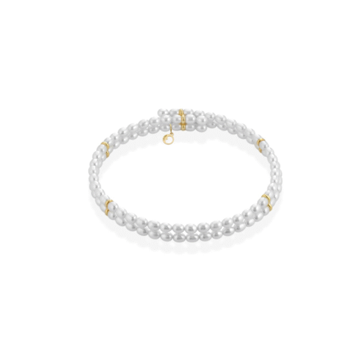 Collana Glamour Donna  in   Argento Perla