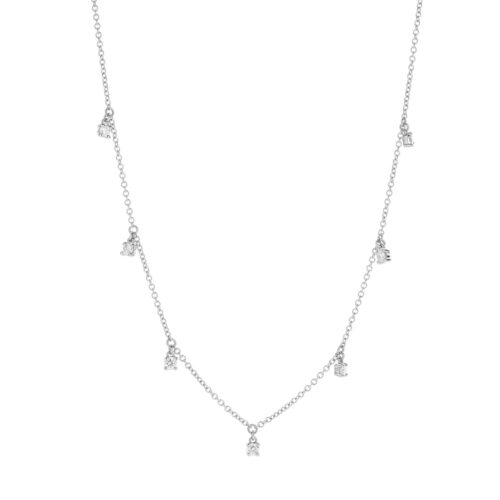 Collana Buonocore Donna  in   Oro bianco Diamante