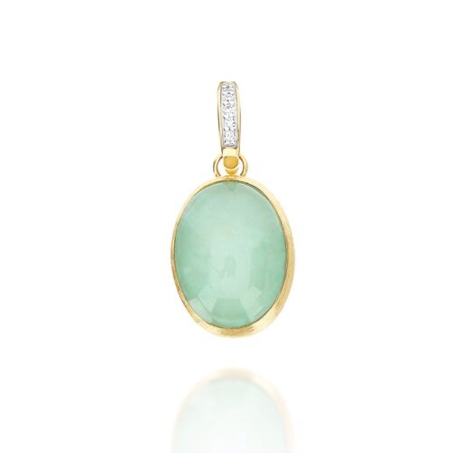 Pendente Nanis Donna BOULES in   Oro giallo Diamante 0.029