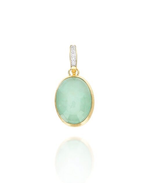 Pendente Nanis Donna BOULES in   Oro giallo Diamante 0.029