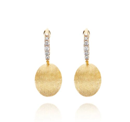 Orecchini Nanis Donna Ciliegine in   Oro Diamante 0.09