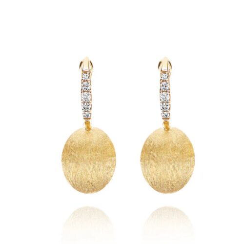 Orecchini Nanis Donna Ciliegine in   Oro Diamante 0.09