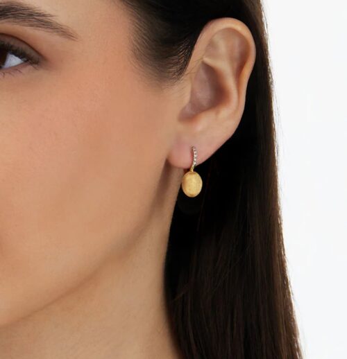 Orecchini Nanis Donna Ciliegine in   Oro Diamante 0.09 - immagine 2