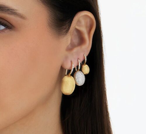 Orecchini Nanis Donna Ciliegine in   Oro Diamante 0.09 - immagine 4