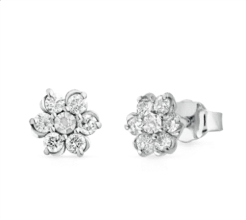 Orecchini Donna  in   Oro bianco Diamante