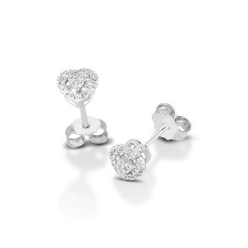 Orecchini Donna  in   Oro bianco Diamante