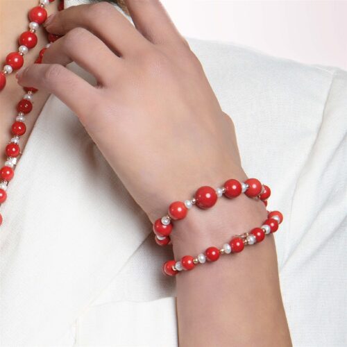 Bracciale Glamour Donna  in   Argento Perla - immagine 2