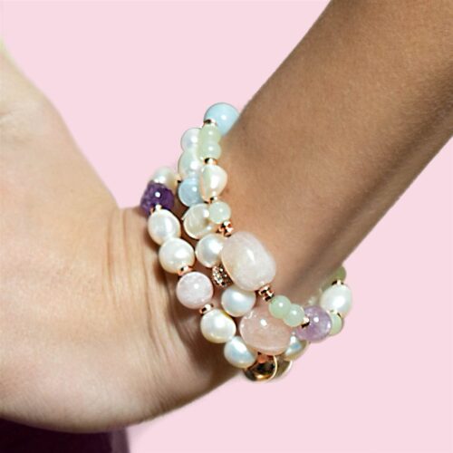 Bracciale Glamour Donna Violetta Silver in   Argento Perla - immagine 2