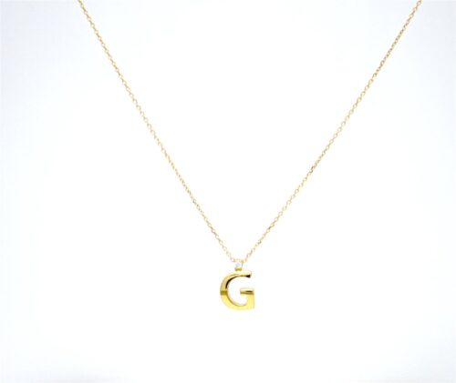 Collana Donna  in   Oro giallo Diamante 0.01