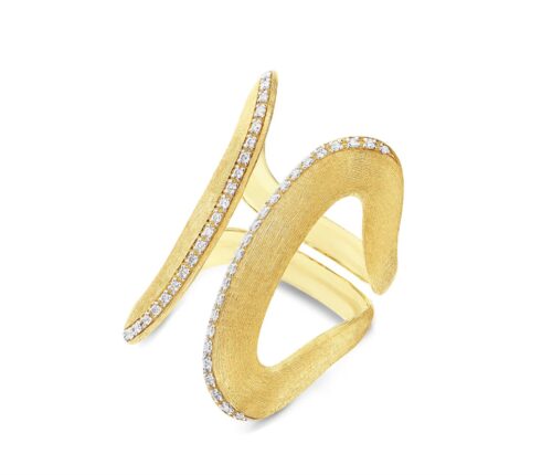 Anello Nanis Donna Libera in   Oro giallo Diamante 0.23