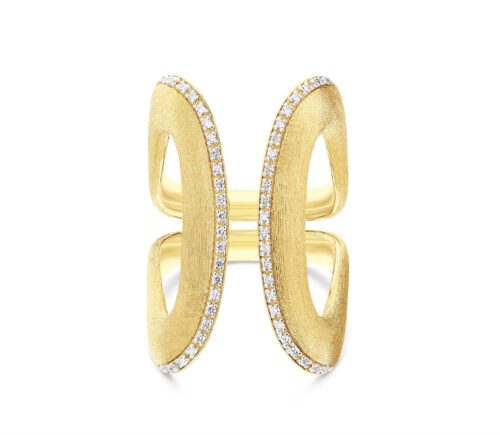 Anello Nanis Donna Libera in   Oro giallo Diamante 0.23 - immagine 2