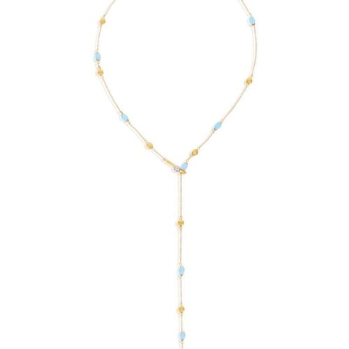 Collana Nanis Donna Soffio in   Oro giallo Acquamarina 6