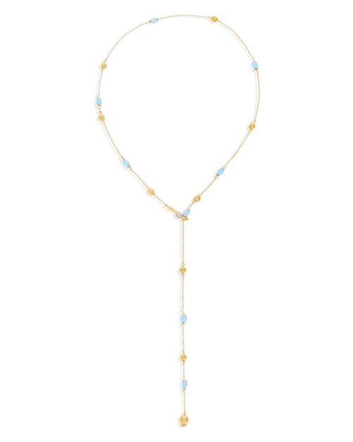 Collana Nanis Donna Soffio in   Oro giallo Acquamarina 6