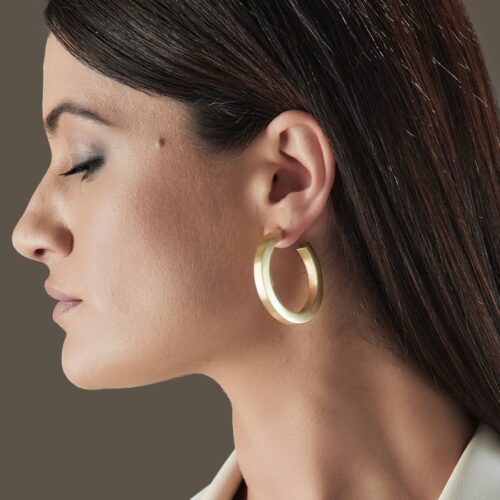 Orecchini Aquaforte Donna Ovali Chic in   Argento - immagine 2