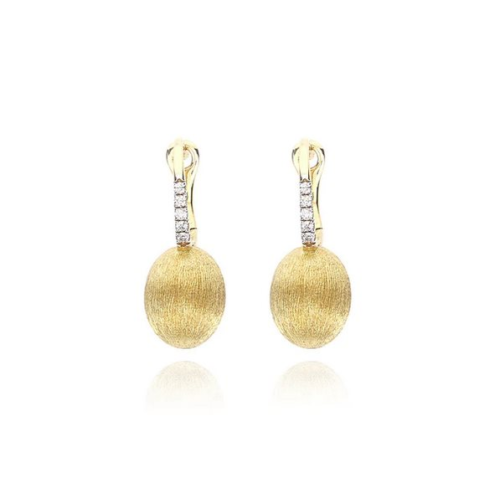 Orecchini Nanis Donna Ciliegine in   Oro Diamante 0.04