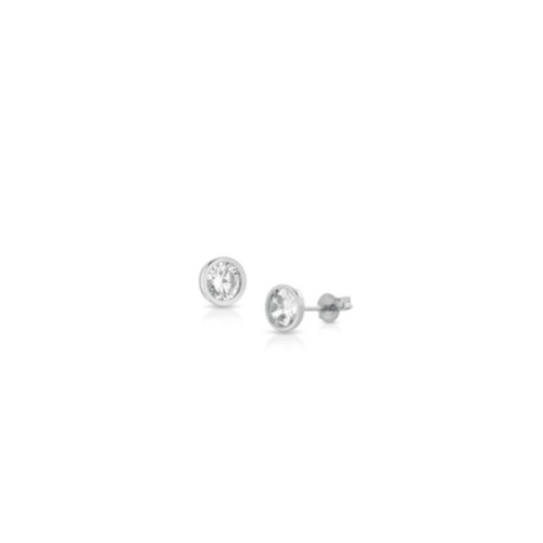 Orecchini Glamour Donna  in   Argento Zircone