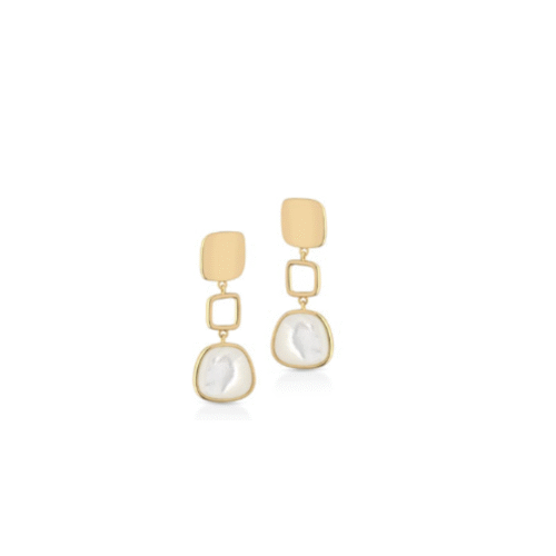 Orecchini Glamour Donna  in   Argento Madreperla