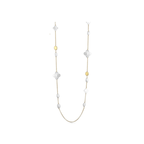 Collana Glamour Donna  in   Argento Perla