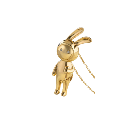 Pendente Gianni Carità Donna Goldies in   Oro giallo Diamante Brown 0.02