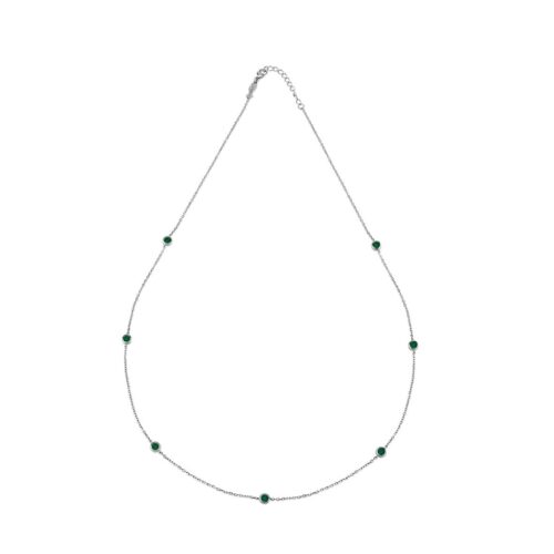 Collana Kurshuni Donna  in   Argento Zirconia