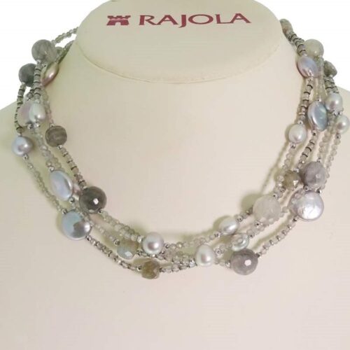 Collana Rajola Donna Candy in   Pietre dure Labradorite