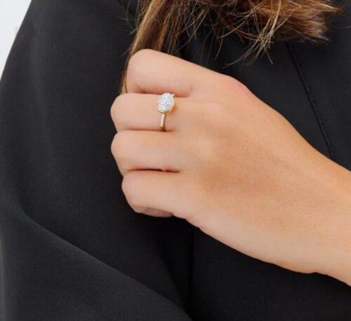 Anello Nanis Donna Dancing Elite in   Oro giallo Diamante 0.29 - immagine 3