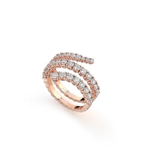 Anello Buonocore Donna  in   Oro Diamante 1.97