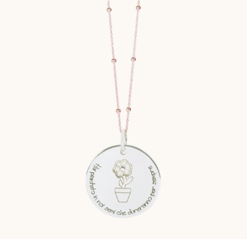 Collana Mycharm Donna in Argento Zircone ACX30