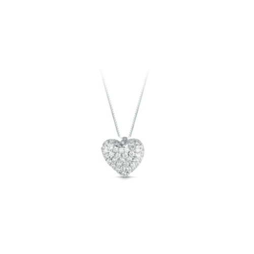 Collana Donna in Oro bianco Diamante CIOEMOTION-C/PG