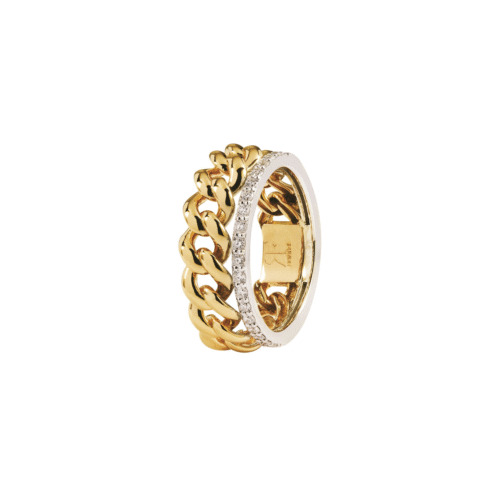 Anello RF Jewels Donna Incastro in   Oro Diamante 0.21
