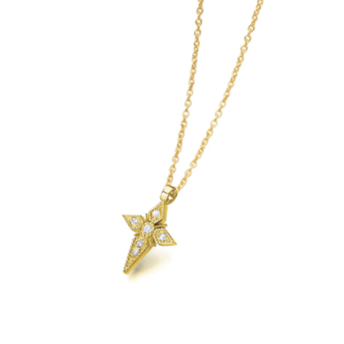 Collana Le Carrè Donna  in   Oro Diamante 0.03