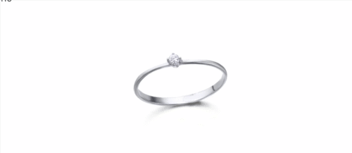 Anello Le Carrè Donna in Oro bianco Diamante GA008AN99