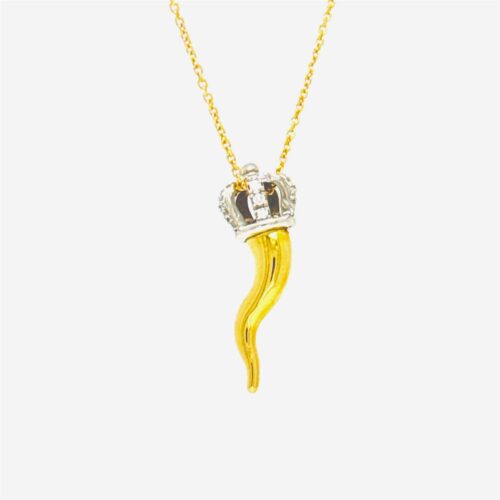 Collana Artigianale Donna  in   Oro Diamante 0.14 - immagine 3