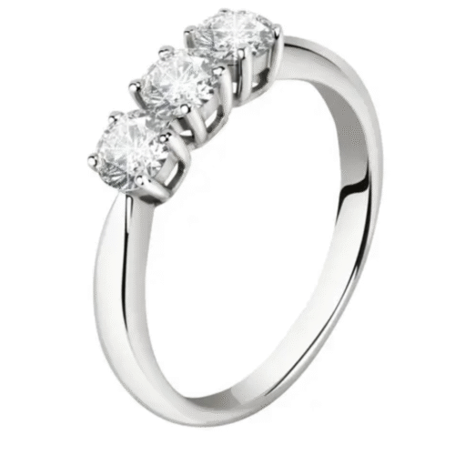 Anello Artigianale Donna in Oro Diamante TRY001/30