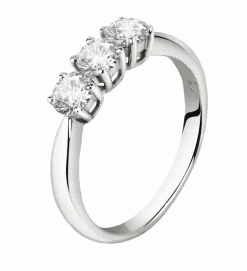 Anello Artigianale Donna in Oro Diamante TRY001/30