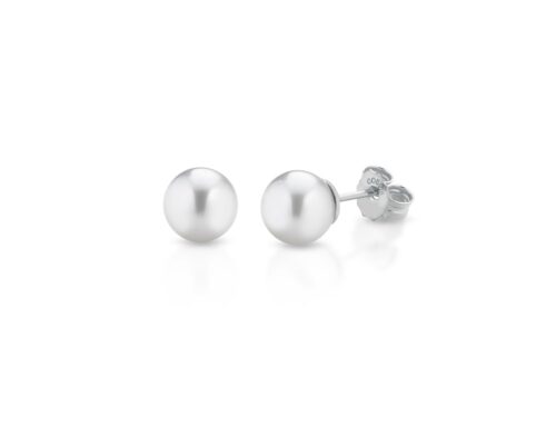 Orecchini Coscia Perle Donna Basic in Oro bianco Perla LBPFAK108